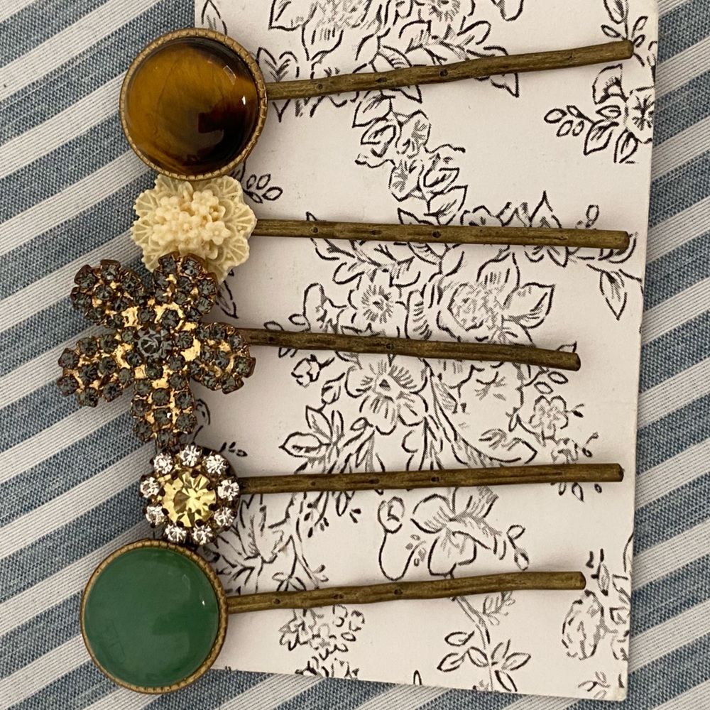 NWT Beautiful Anthropologie Hairpin Set of 5